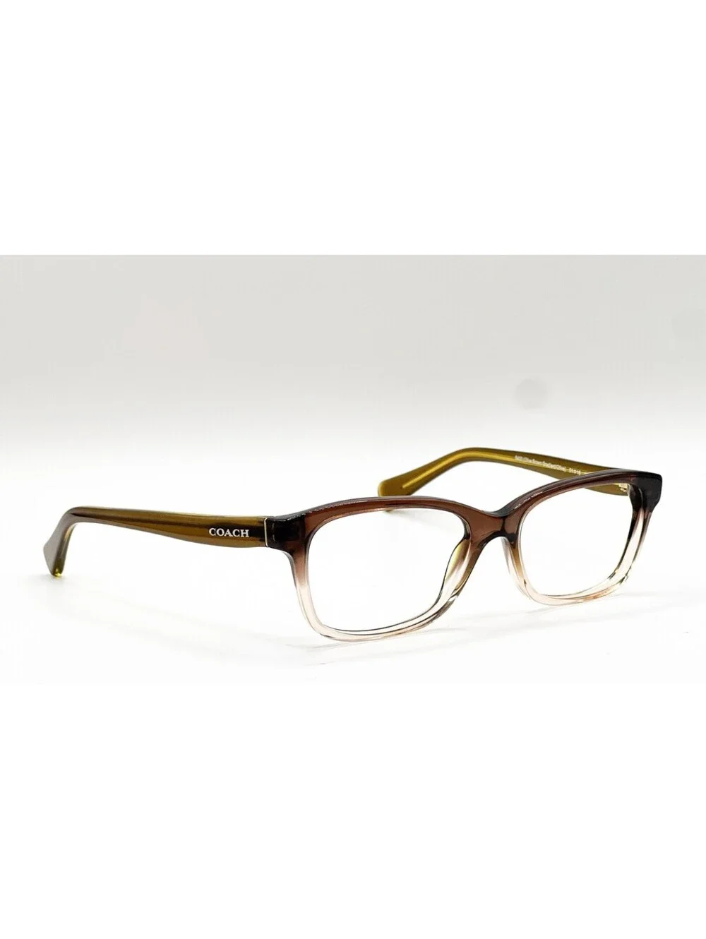 Coach HC 6089 5400 Transparent Olive Gradient Eyeglass Frames 51-16-135